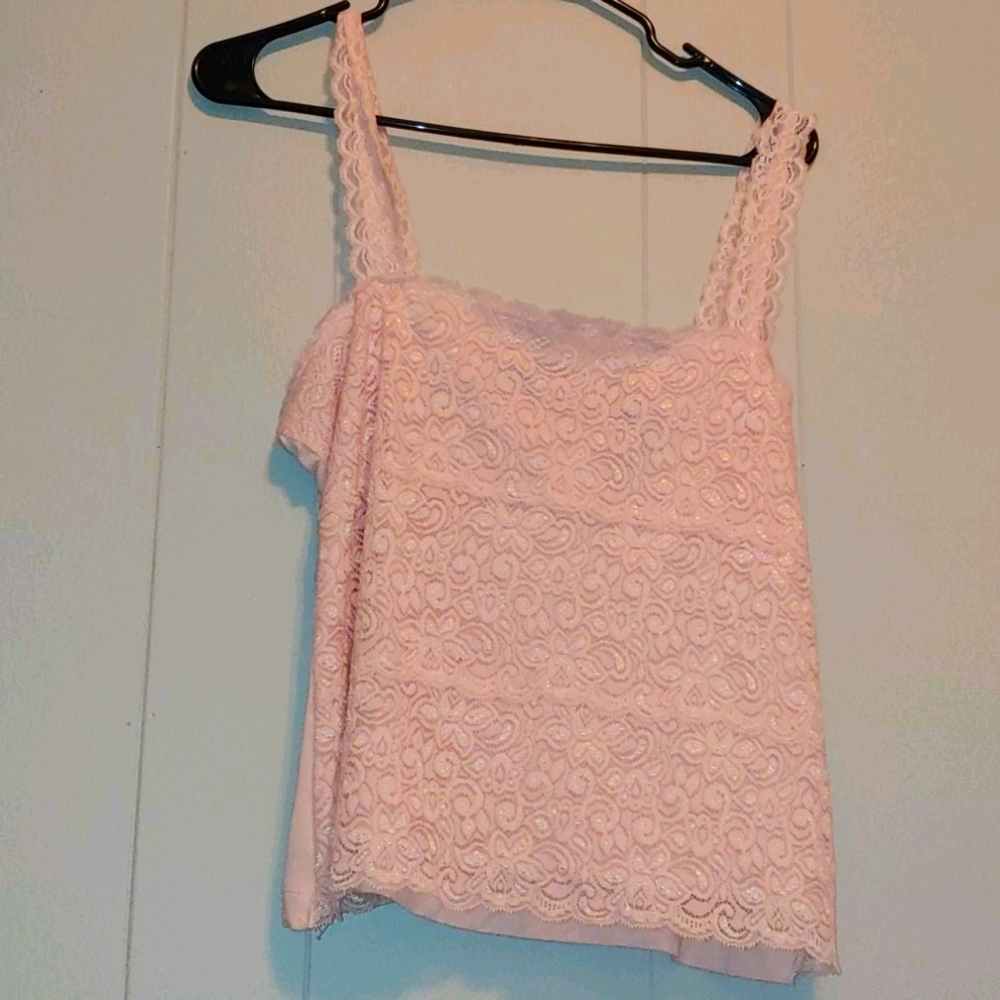 Lace tank top